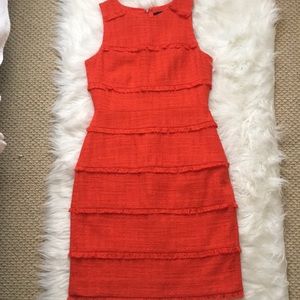 Jcrew red dress